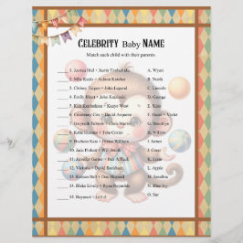Baby Circus_ Celebrity Baby Game Briefbogen