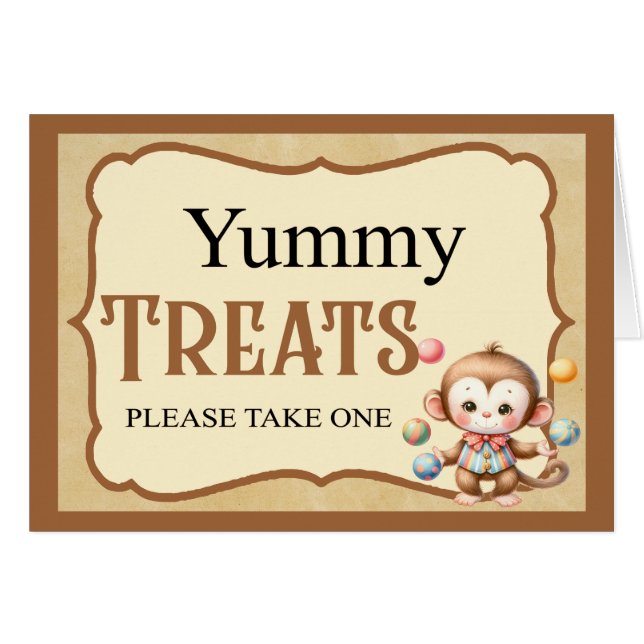 Baby Circus_ Favoriten-Karte (Vorderseite (Horizontal))