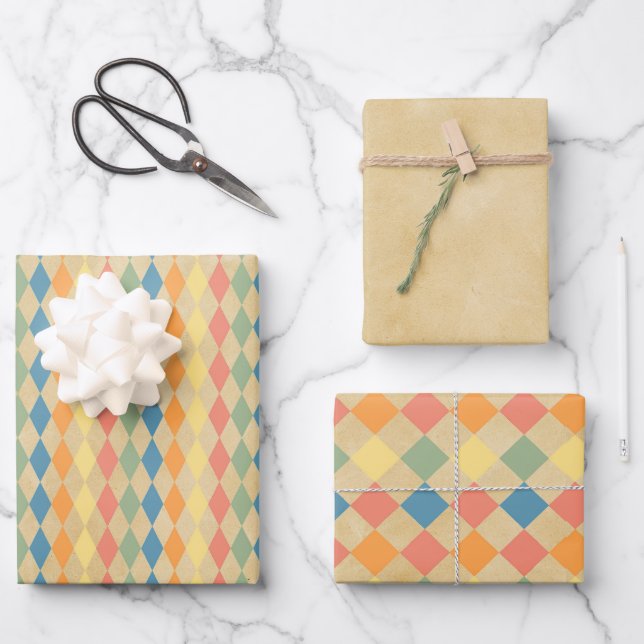 Baby Circus Geschenkpapier Set (Vorderseite)