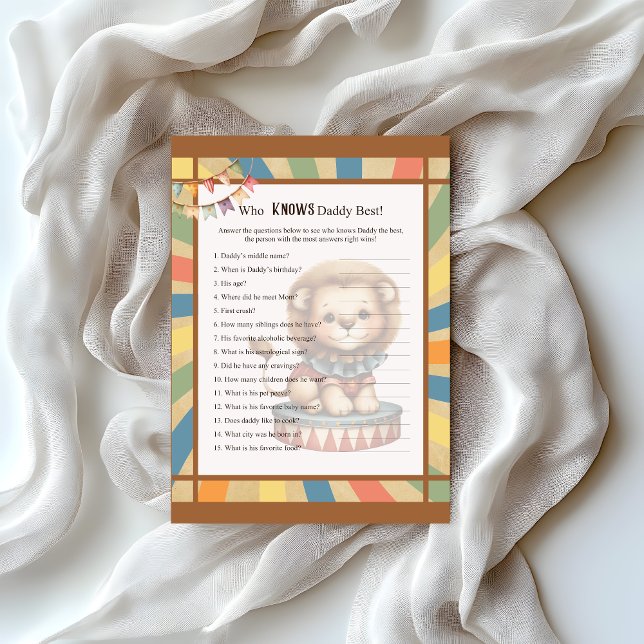 Baby Circus_ kennt Daddy Best Game Briefbogen (Von Creator hochgeladen)