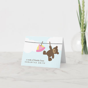 Baby Clothesline Danke, dass ihr Notizen {pink} ge