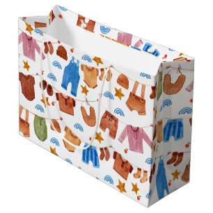 Baby Clothesline Kinderdusche Geburtstag  Große Geschenktüte