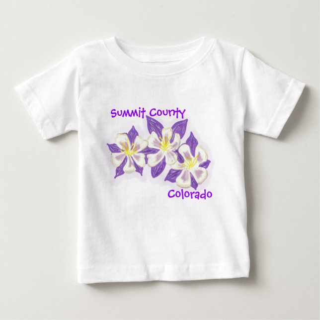Baby Columbine Shirt Summit Landkreis (Vorderseite)