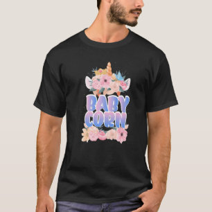 Baby Corn Niedlich Unicorn Girl Geburtstag 1 T-Shirt