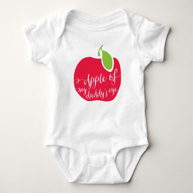 Baby Cotton "Apfel meines Vaters Auge Strampler (Vorderseite)