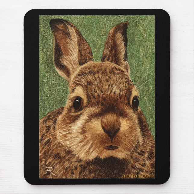Baby Cottontail Rabbit Mousepad (Vorne)