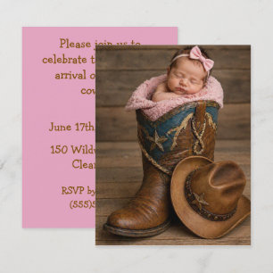 Baby-Cowgirl-Digital-Download-Einladung zum Babysh