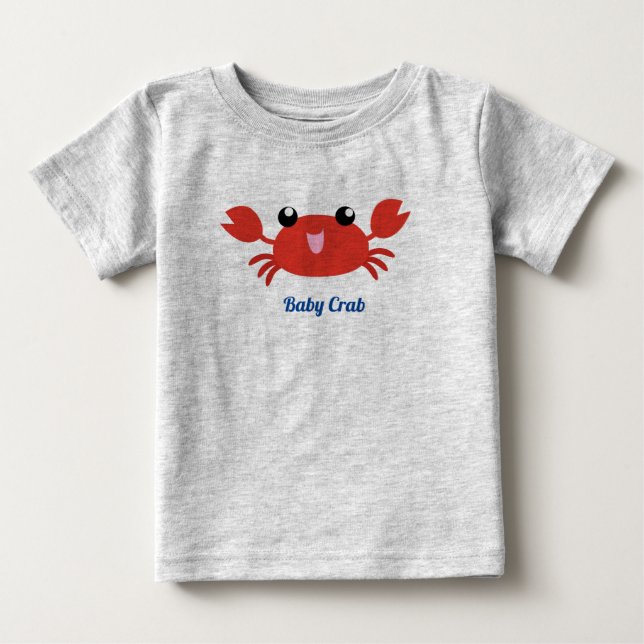 Baby Crab Niedlich T-shirt (Vorderseite)