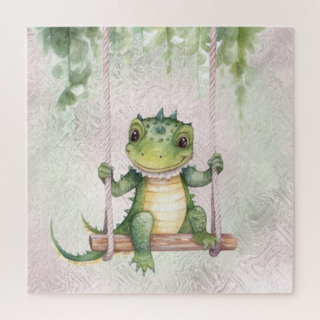 Baby Crocodile Jigsaw Puzzle (Vertikal)