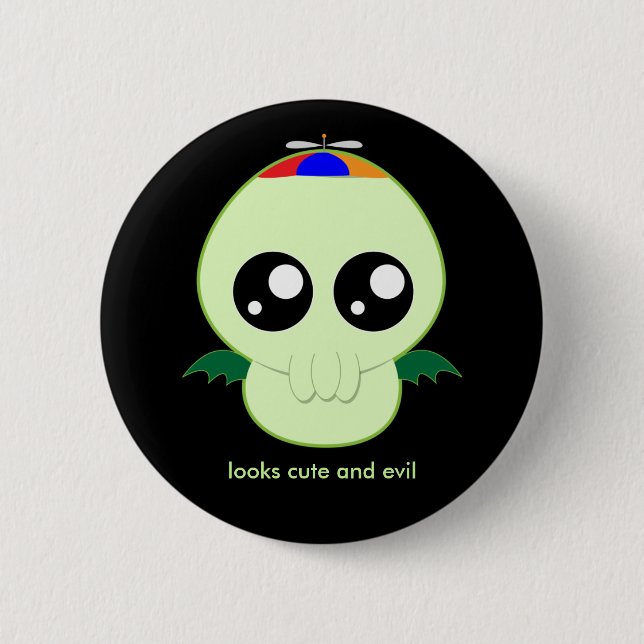 Baby Cthulhu Button (Vorderseite)