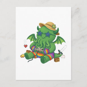 Baby Cthulhu-Spieler Postkarte