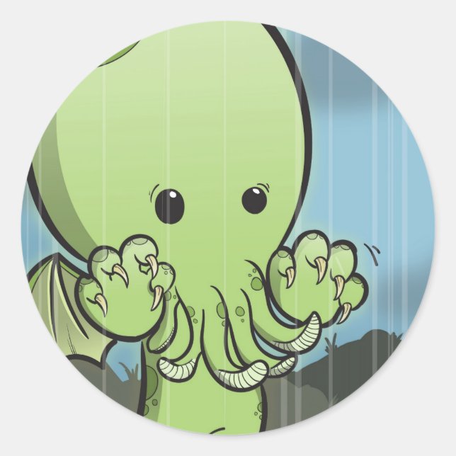Baby Cthulhu - Stickers (Vorderseite)