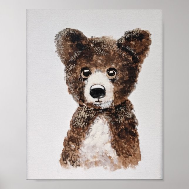 Baby Cub Bear Poster (Vorne)