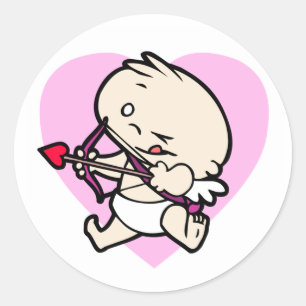 Baby Cupid für Aufkleber zur Liebe