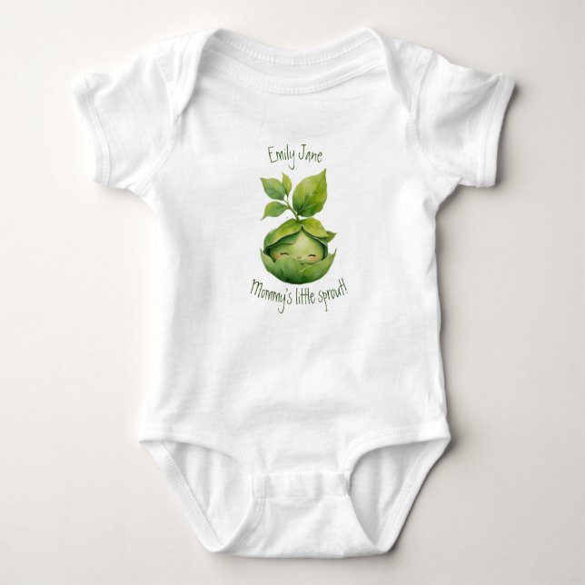 Baby Custom Illustriert Nature Baby Strampler (Vorderseite)