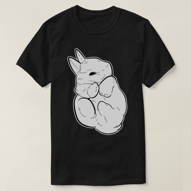 Baby Cute Bunny Owner  T-Shirt (Design vorne)