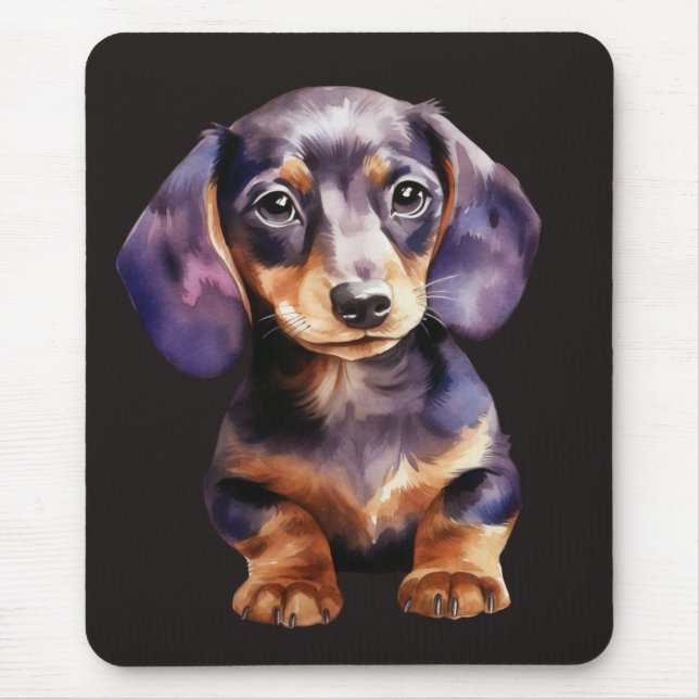 Baby Dachshund Mousepad (Vorne)