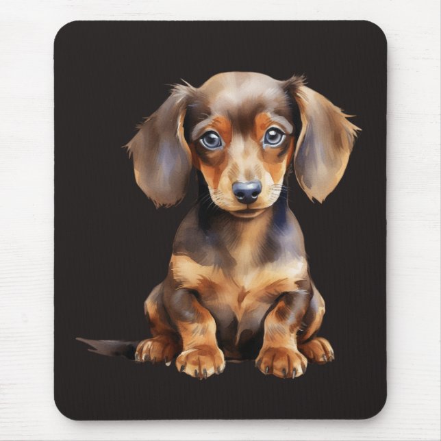 Baby Dachshund Mousepad (Vorne)
