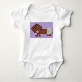 Baby-Dackel Baby Strampler