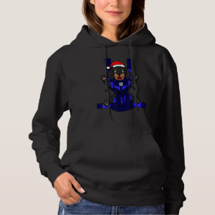 Baby Dackel Santa Funny Niedlich Dog Mama Vater Ch Hoodie