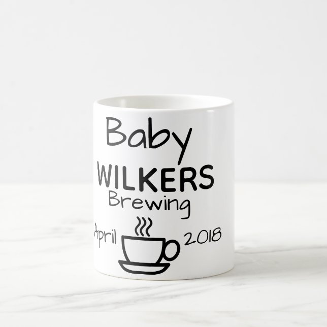 Baby, das Schwangerschaft erwartend braut Kaffeetasse (Mittel)