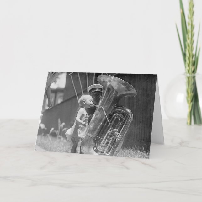 Baby, das Tuba, 1923 spielt Karte (Vorderseite)