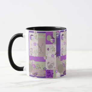 Baby-Decke Muster Tasse