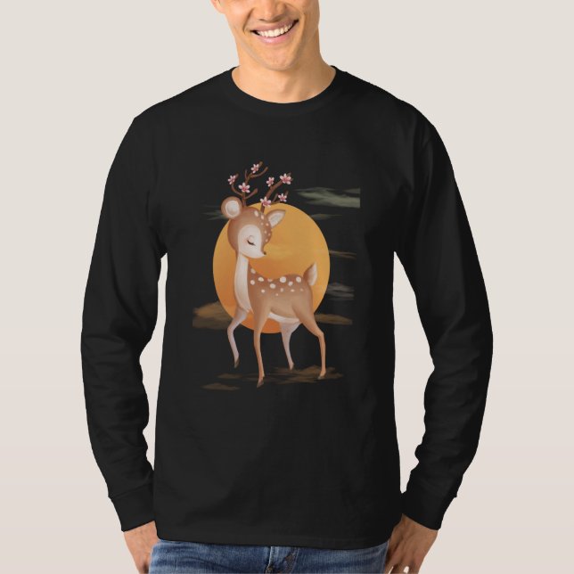 Baby Deer Adorable Fawns For Youth and Adult T-Shirt (Vorderseite)