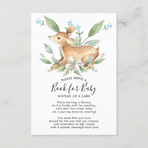 Baby Deer Book for Baby Card Begleitkarte