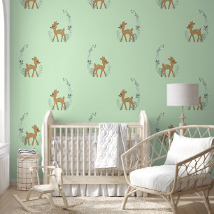 Baby Deer Fawn Design Tapete