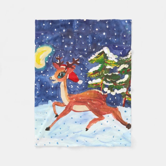 Baby Deer Fleecedecke (Vorderseite)