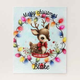 Baby Deer in einem Lichtschacht Puzzle