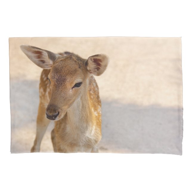 Baby Deer Kissenbezug (Vorderseite-Links)