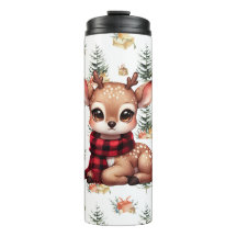 Baby Deer mit Buffalo Kariert