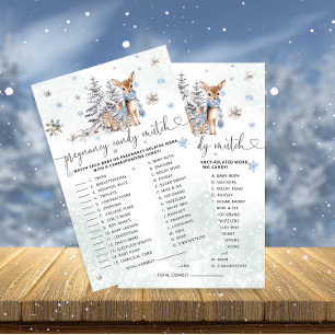 Baby Deer Pregnancy Candy Bar Baby Showspiel