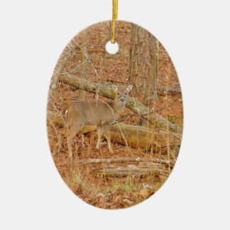 Baby Deer's Erster Winter Keramik Ornament