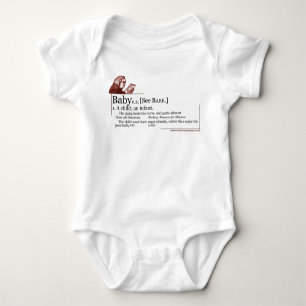"Baby-" Definition Onsie Baby Strampler