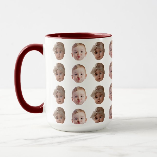 Baby Deine Hunde Dein Husband's Face Funny Gift Id Tasse (Links)
