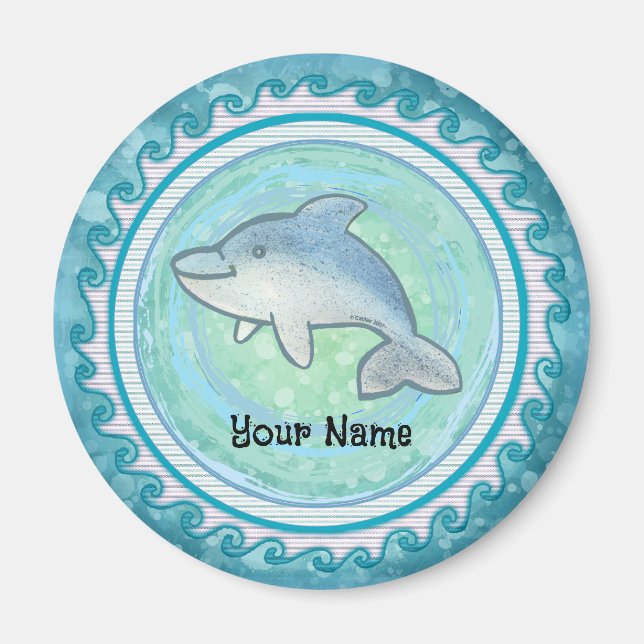 Baby-Delfin Magnet (Vorne)