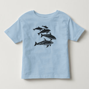 Baby-Delfin-T-Shirt Süße Kleinkind-Delfin-Shirts Kleinkind T-shirt