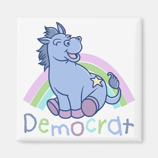 Baby Democrat Donkey Magnet (Vorne)