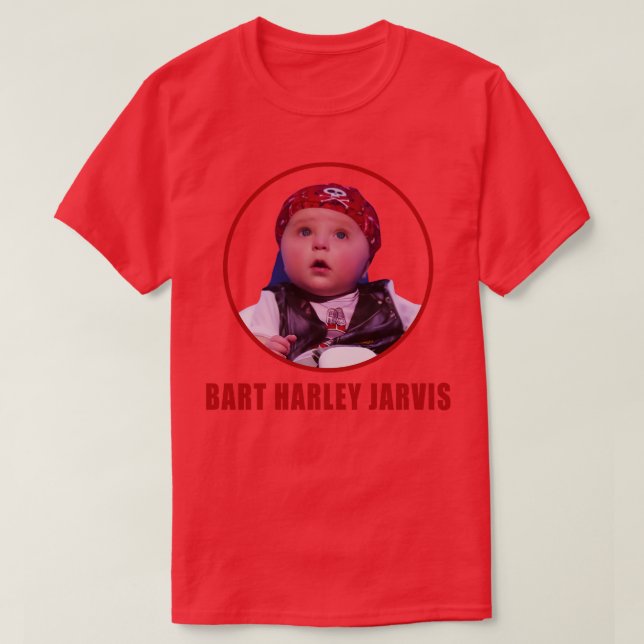 Baby des Jahres Bart Harley Jarvis T-Shirt (Design vorne)