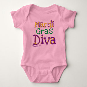 Baby des Karneval-Diva gekräuseltes Shirts