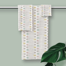 Baby Diaper Buttone Modernes Kinderzimmer Badhandtuch Set