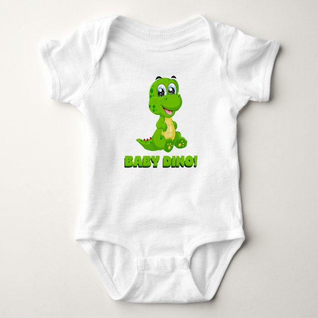Baby-Dino Baby Strampler (Vorderseite)