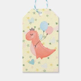 Baby Dino Birthday Party Gefallen Geschenkanhänger