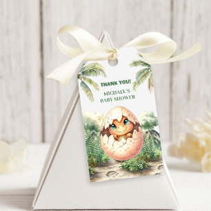 Baby Dino Blau Schlüpft Bald Geschenkanhänger für