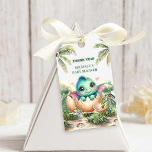 Baby Dino Ei schlüpft bald Duschgeschenk-Anhänger Geschenkanhänger