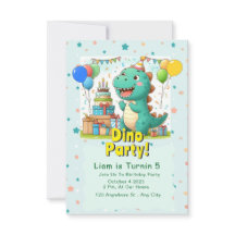 Baby Dino invitation Card!