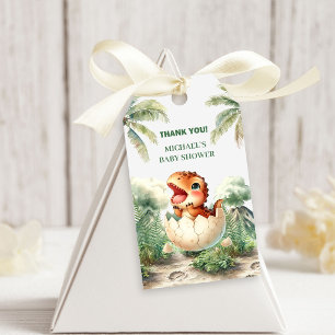 Baby Dino Junge schlüpft bald Geschenkanhänger für